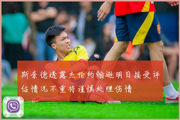 斯奈德透露杰伦约翰逊明日接受评估情况不重将谨慎处理伤情